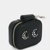 AH Earphone Case Studded Eyes in Black