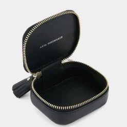 AH Earphone Case Studded Eyes in Black