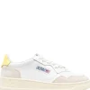 AUTRY MEDALIST in Suede White, Lemongrass