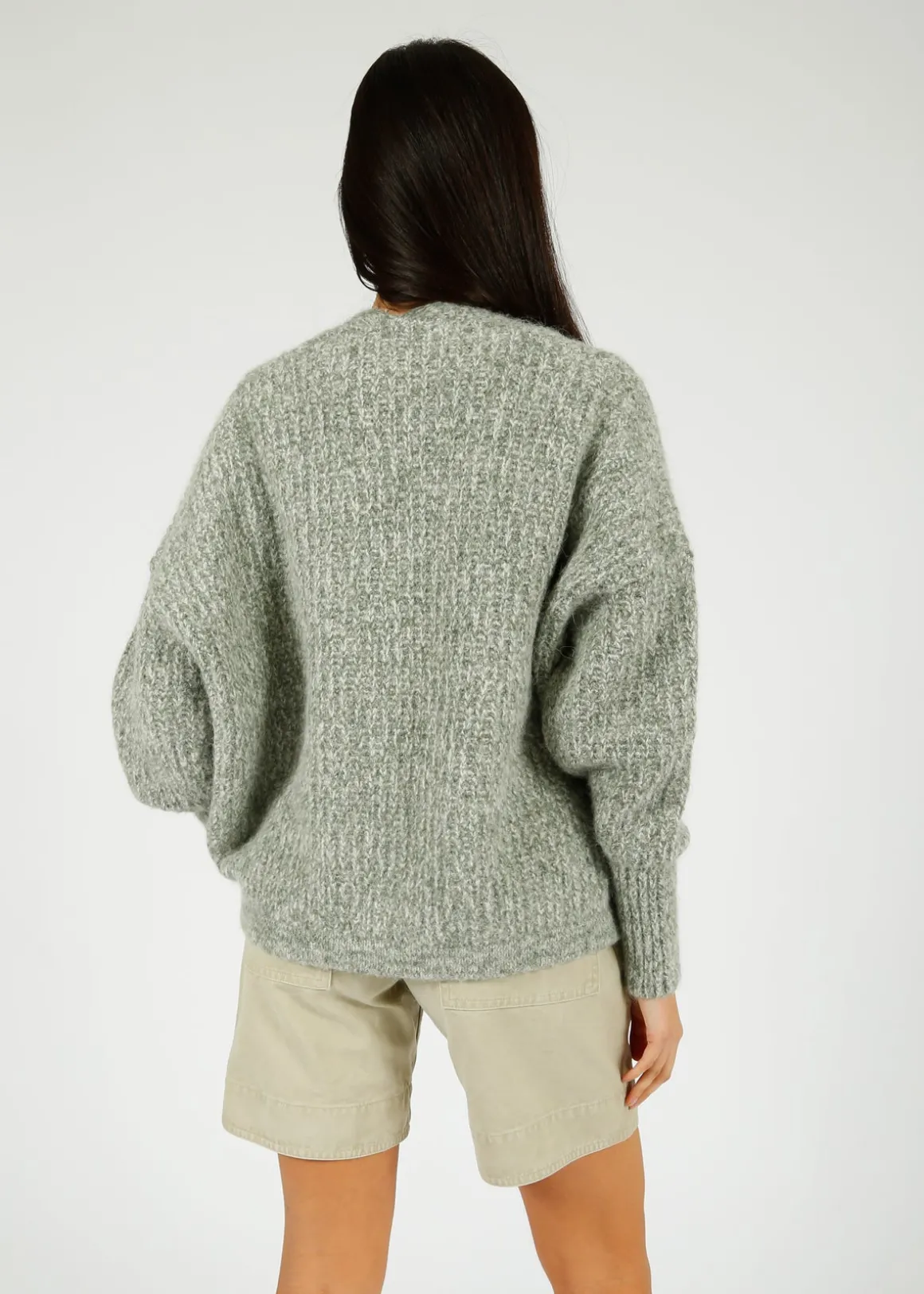 AV East 19 Open Cardigan in Tortue Melange