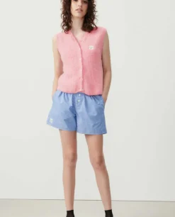 AV East 19 SL Knit Vest in Orchid Chine