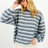 AV Nenbay Stripe Knit in Polar, Tornado