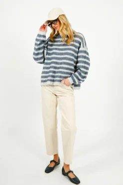 AV Nenbay Stripe Knit in Polar, Tornado
