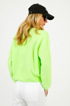 AV Vitow Knit Cardi in Apple Fluro