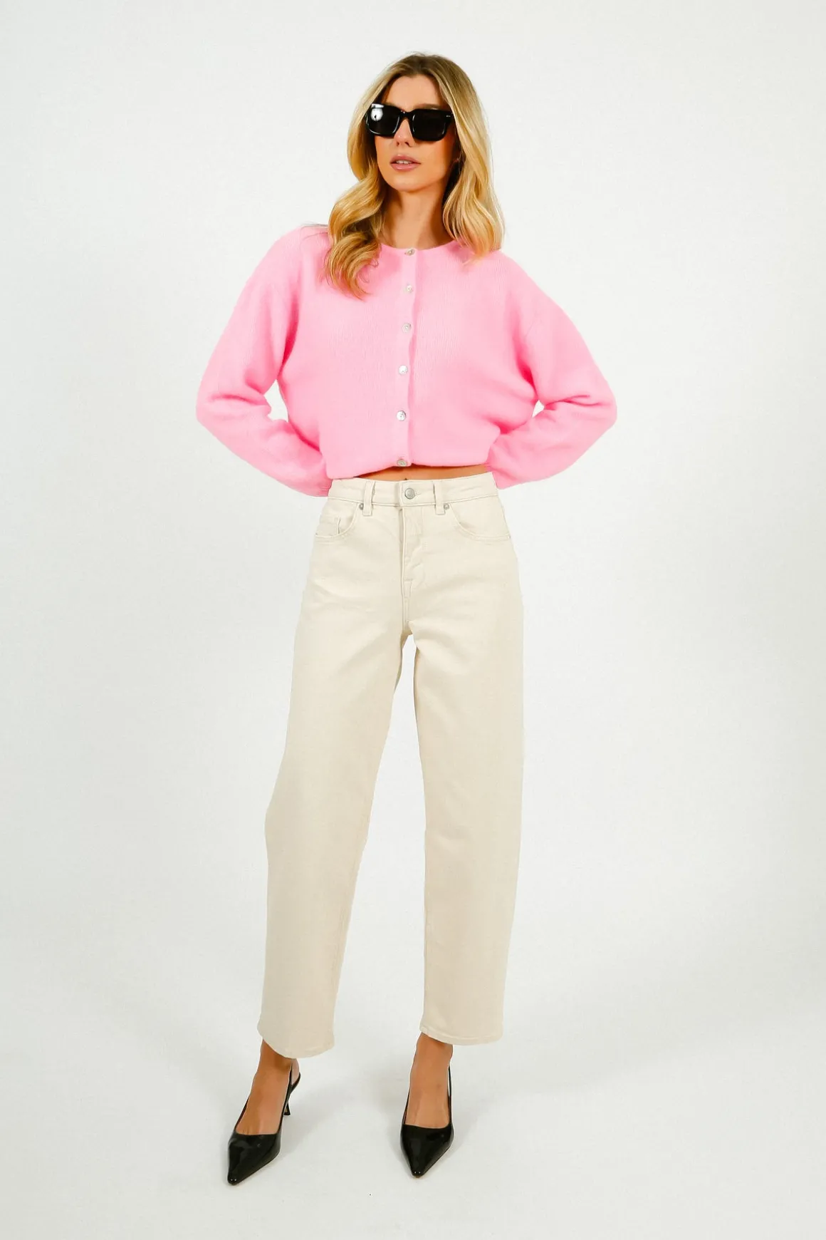 AV Vitow Knit Cardi in Rose Chine