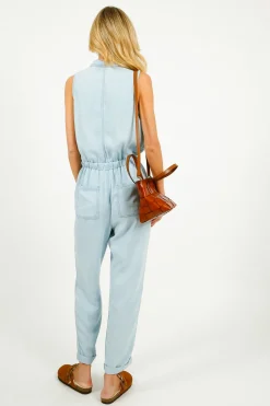 BD Pocket Jumpsuit in Coastal Spray
