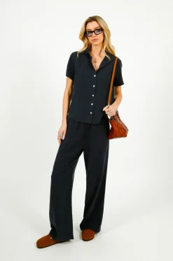 BD Smocked Waist Wide Leg in Endless Sea