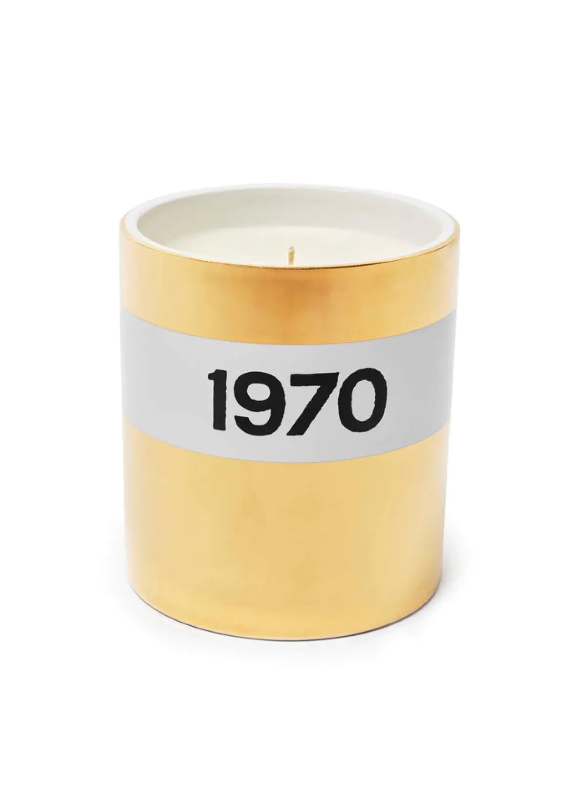 BF 1970 Ceramic Mineral Wax Candle in Gold