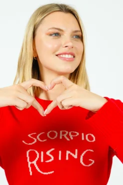 BF Scorpio Rising Jumper in Red
