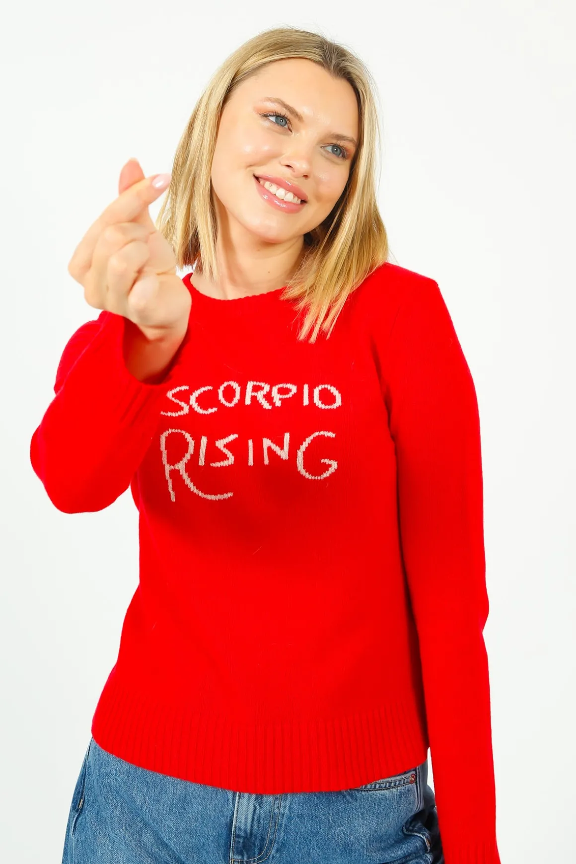 BF Scorpio Rising Jumper in Red