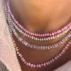 BON BON Baby Pink Fire Opal Necklace