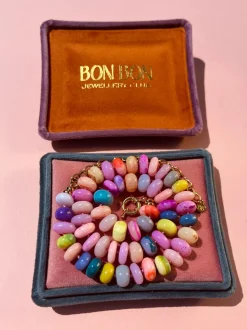 BON BON Chunky Opal Tuttifrutti Necklace