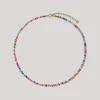 BON BON Mixed Bubblegum Fire Opal Necklace