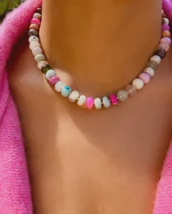 BON BON Rainbow Mountain Necklace