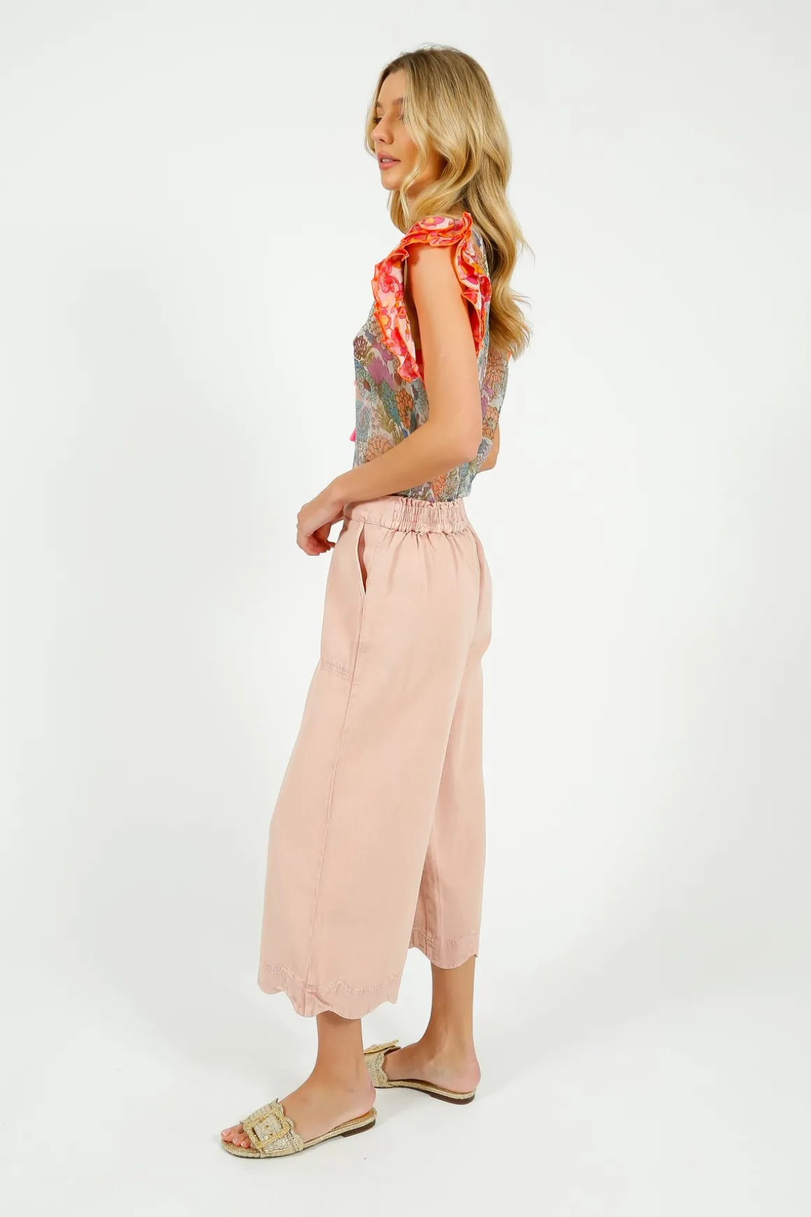 BONTE Aide Trouser in Chalk Pink