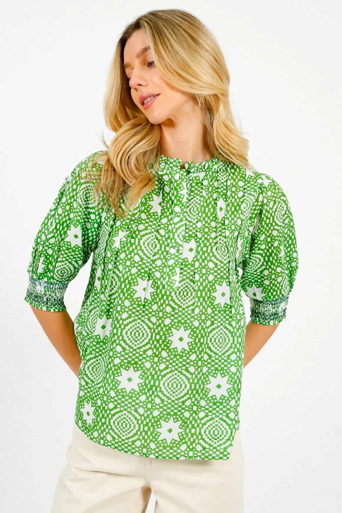 BONTE Loan Shirt in Apple Green