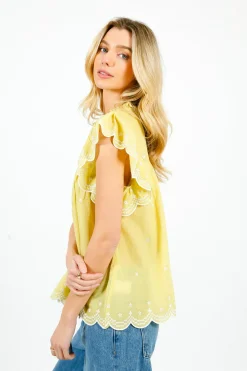 BONTE Marcel Top in Lime