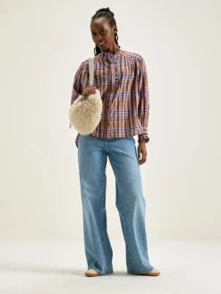 BR Claudia Check Blouse