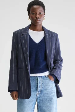 BR Veil Pinstripe Jacket