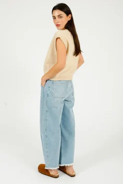 C-RUSH Brushed Palm Cardi in Almond