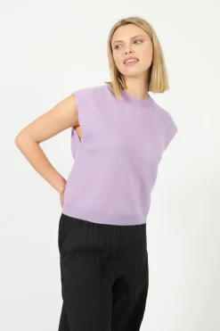 C-RUSH Lucca Crew Neck Tank in Grape