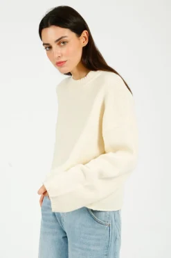 DAY Felice Soft Lambswool Jumper in Ivory