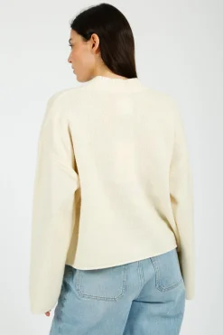 DAY Felice Soft Lambswool Jumper in Ivory