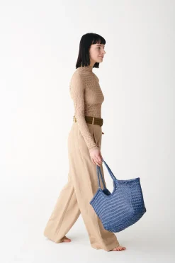 DD Nantucket Basket Bag in Ocean