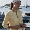 DOEN Penrose Cardigan in Lemon Chiffon