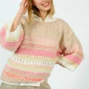 Du0026D Elvina Knit in Pink Shade