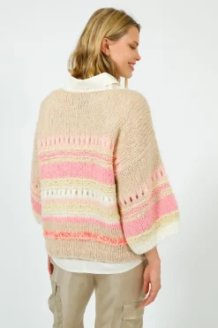 Du0026D Elvina Knit in Pink Shade