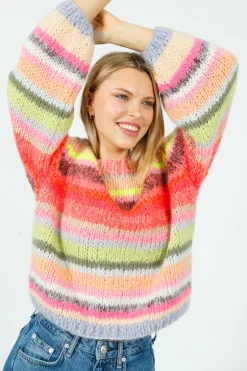 Du0026D Genova Knit in Bold Multi