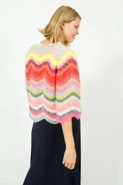 Du0026D Ginza Cardigan in Bold Multi
