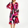 DVF Abel Dress in Tendu Huge