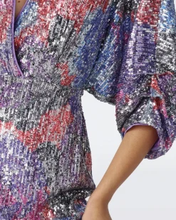 DVF Jessel Dress in Rose Blue