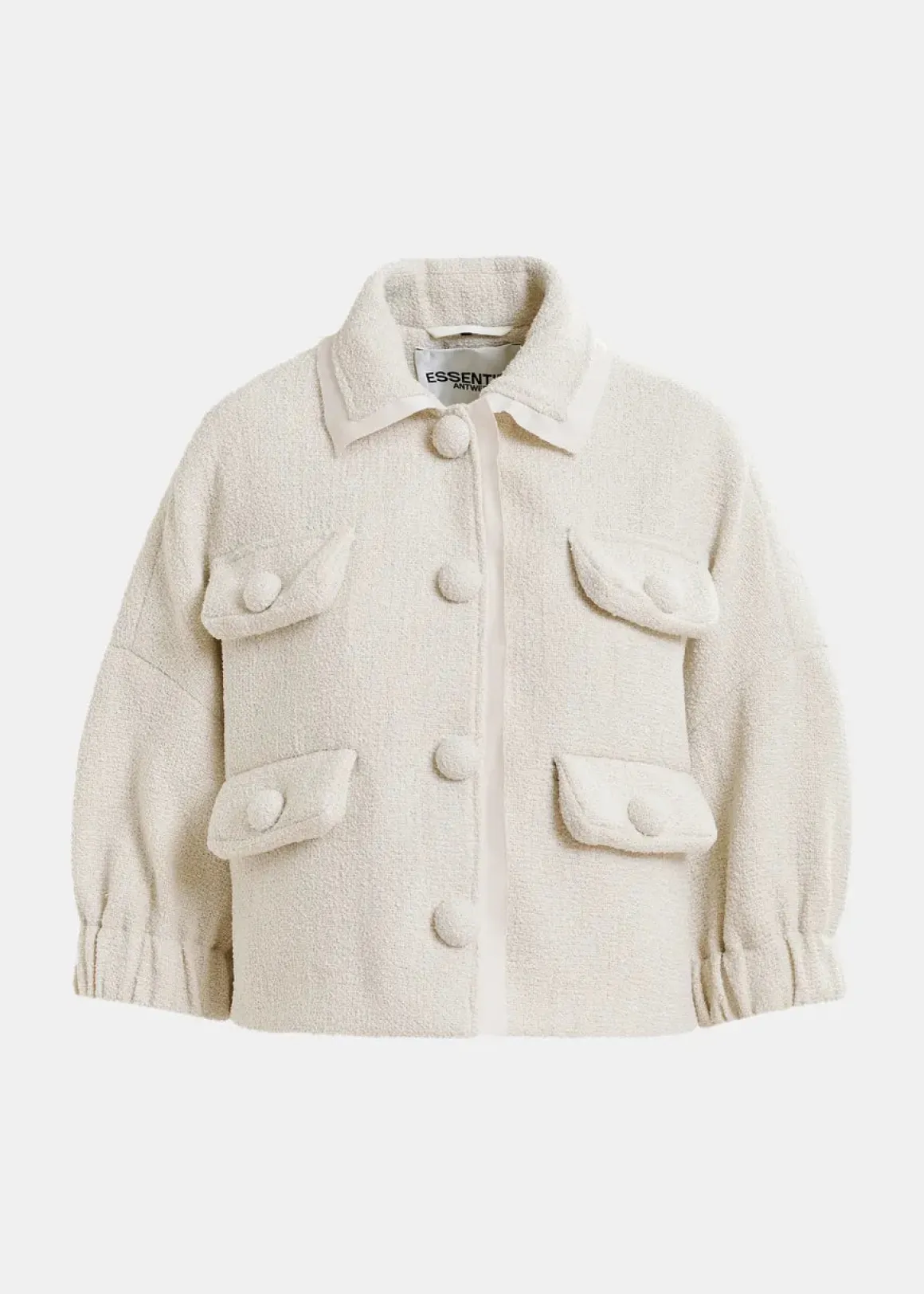 EA Hecks Cropped Jacket in Sour Cream