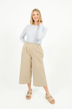 EP PT1601 Cropped Elastic Waist Cullottes