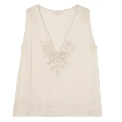 FAUNE Remi Blouse in Oyster