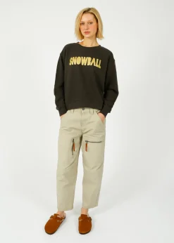 FWP Snowball Sweatshirt in Grey, Gold