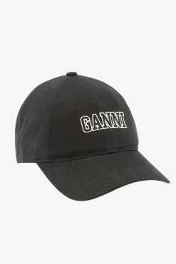 GANNI A^300 Cap in Black