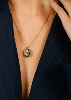 HANKA Baby Axel Necklace in Dalmatian