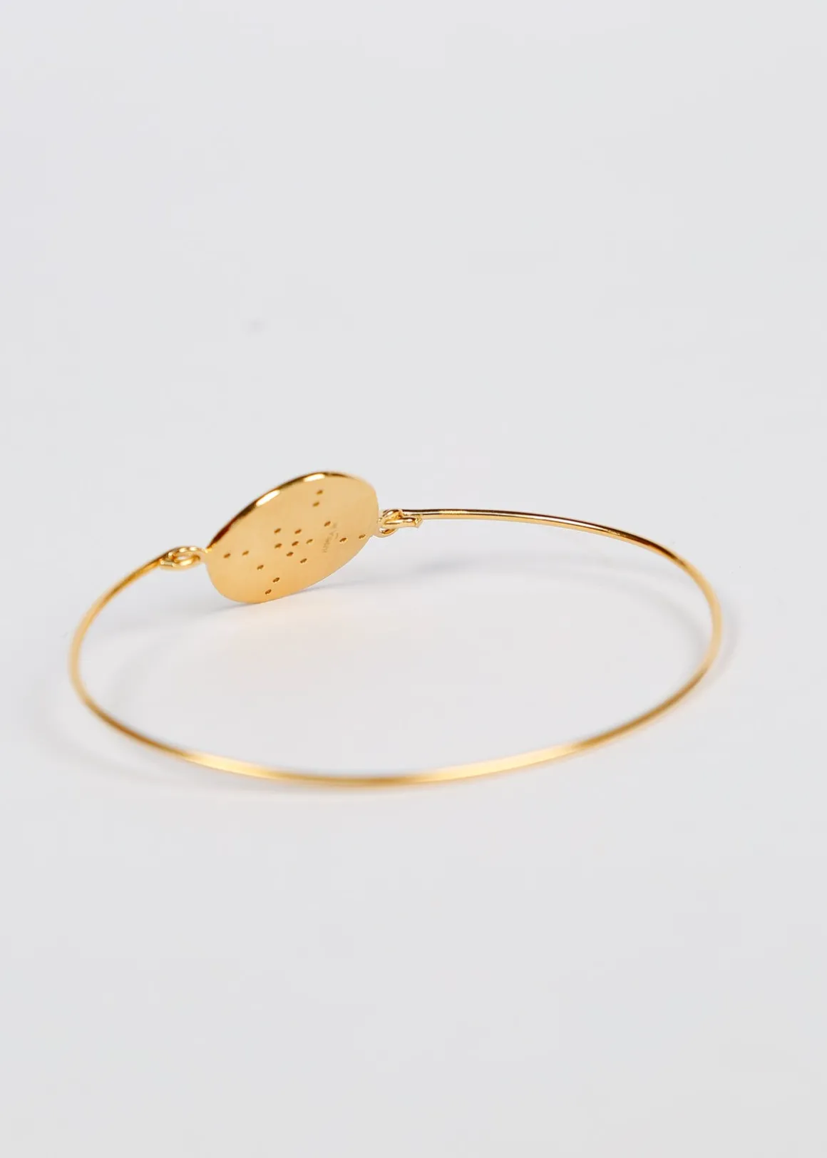 HANKA Hope Jonc Medallion in Moonlight Zirconium