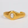 HANKA Osiris Bangle in Moonstone