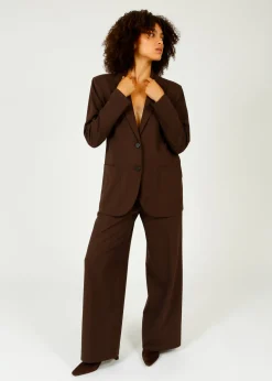 HW Travel Blazer in Dark Brown