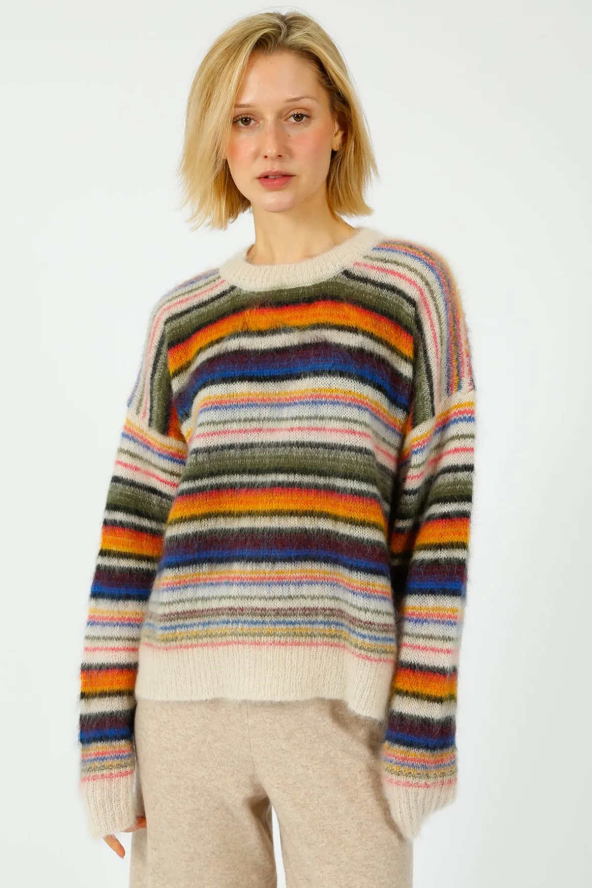 IM Drussel Knit in Multi Stripe