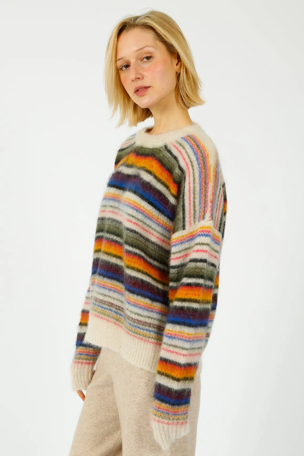 IM Drussel Knit in Multi Stripe