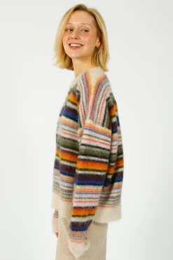 IM Drussel Knit in Multi Stripe