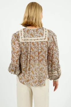 IM Gayle Blouse in Ecru