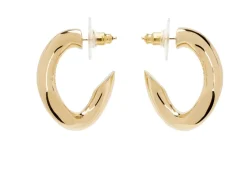 IM Links Mini Hoops in Gold