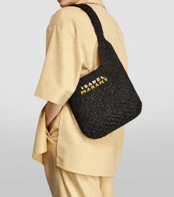 IM Praia Small Shoulder Bag in Black